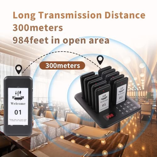 LOUKIENE Restaurant Pager System