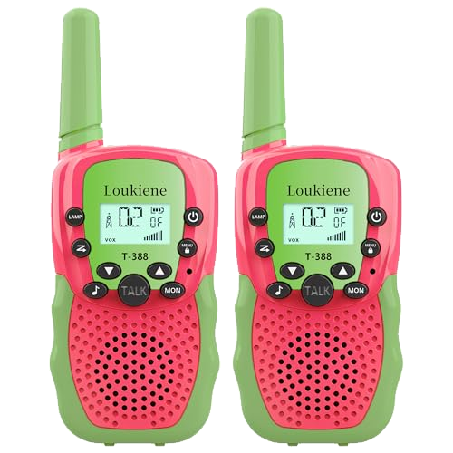 LOUKIENE Walkie Talkies for Kids 22 Channels 2 Way Radio Toy